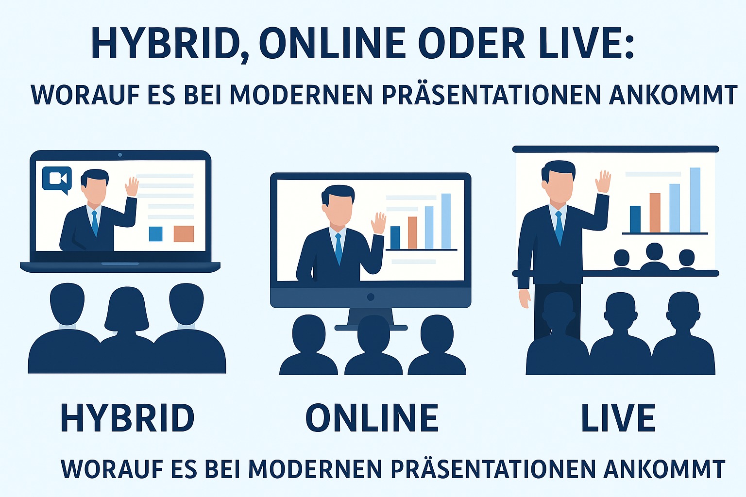 Hybrid,Online oder Live