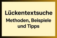 Lückentextsuche