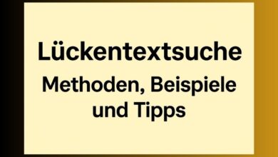 Lückentextsuche