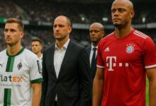 Aufstellungen: Teilnehmer: Borussia Mönchengladbach Gegen FC Bayern München
