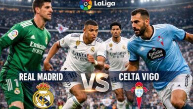 Aufstellungen: Teilnehmer: Real Madrid Gegen Celta Vigo