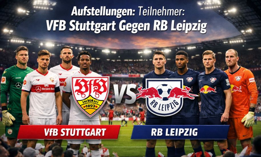 Aufstellungen: Teilnehmer: VFB Stuttgart Gegen RB Leipzig